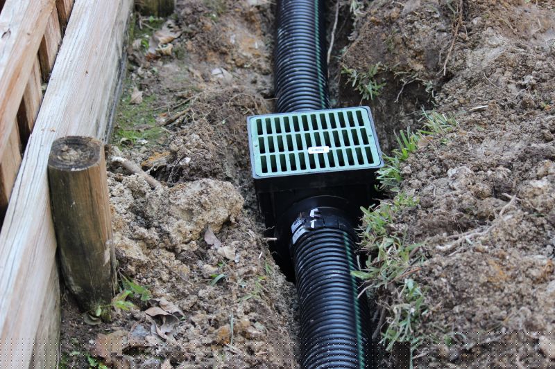 Grated Drain Installation